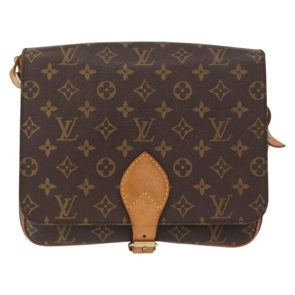 LOUIS VUITTON Monogram Cartouchiere GM Shoulder Bag M51252 LV Auth 155577